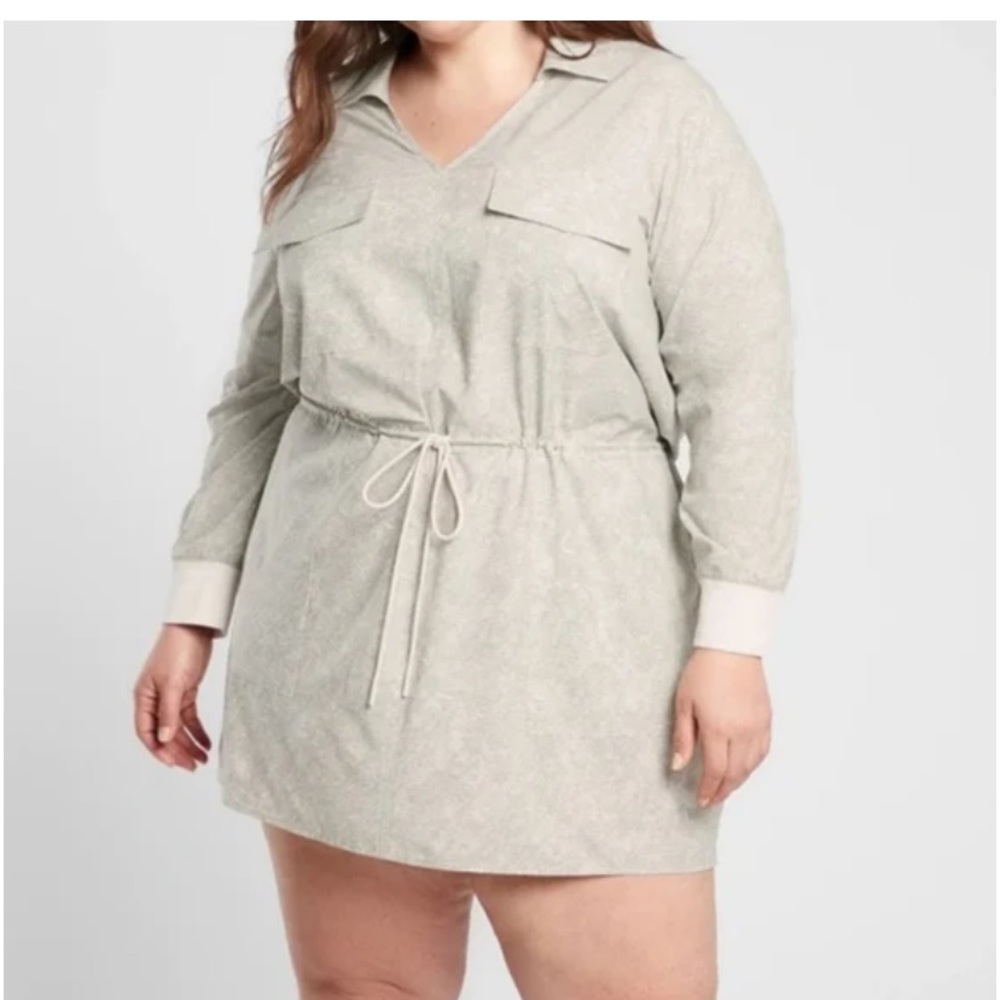 Athlete Zuma Printed Shirt Dress
